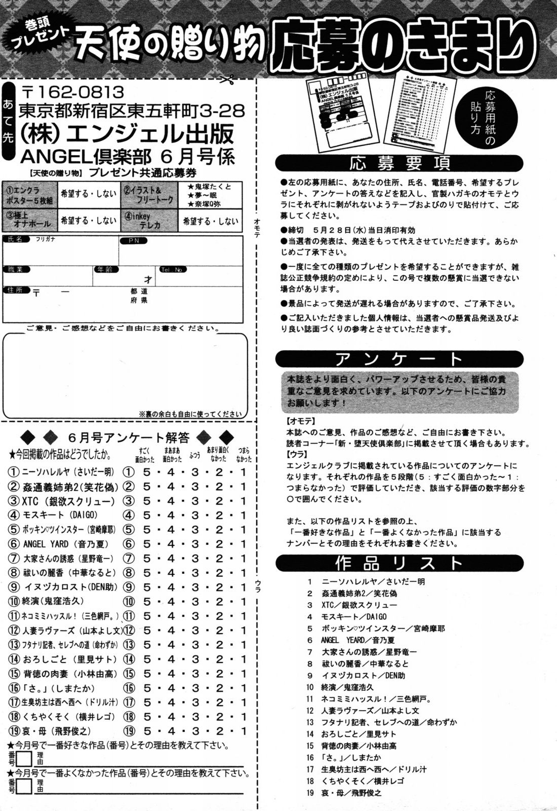 ANGEL 倶楽部 2008年6月号