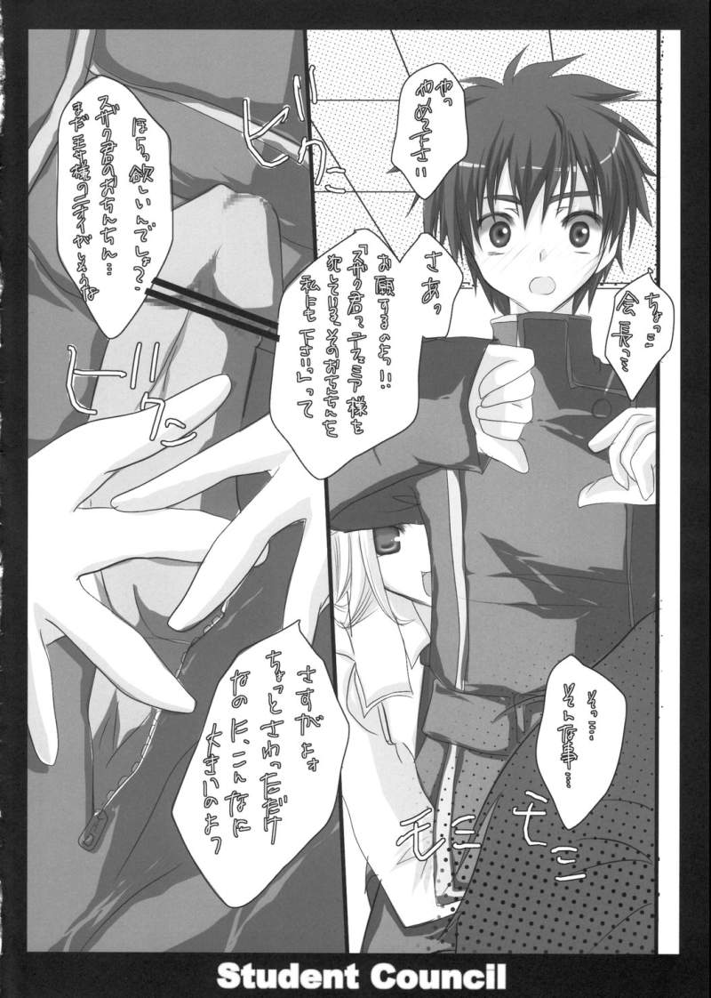 (HARUCC12) [ロマンティック身体検査。 (中村べーた)] Student Council (コードギアス 反逆のルルーシュ)