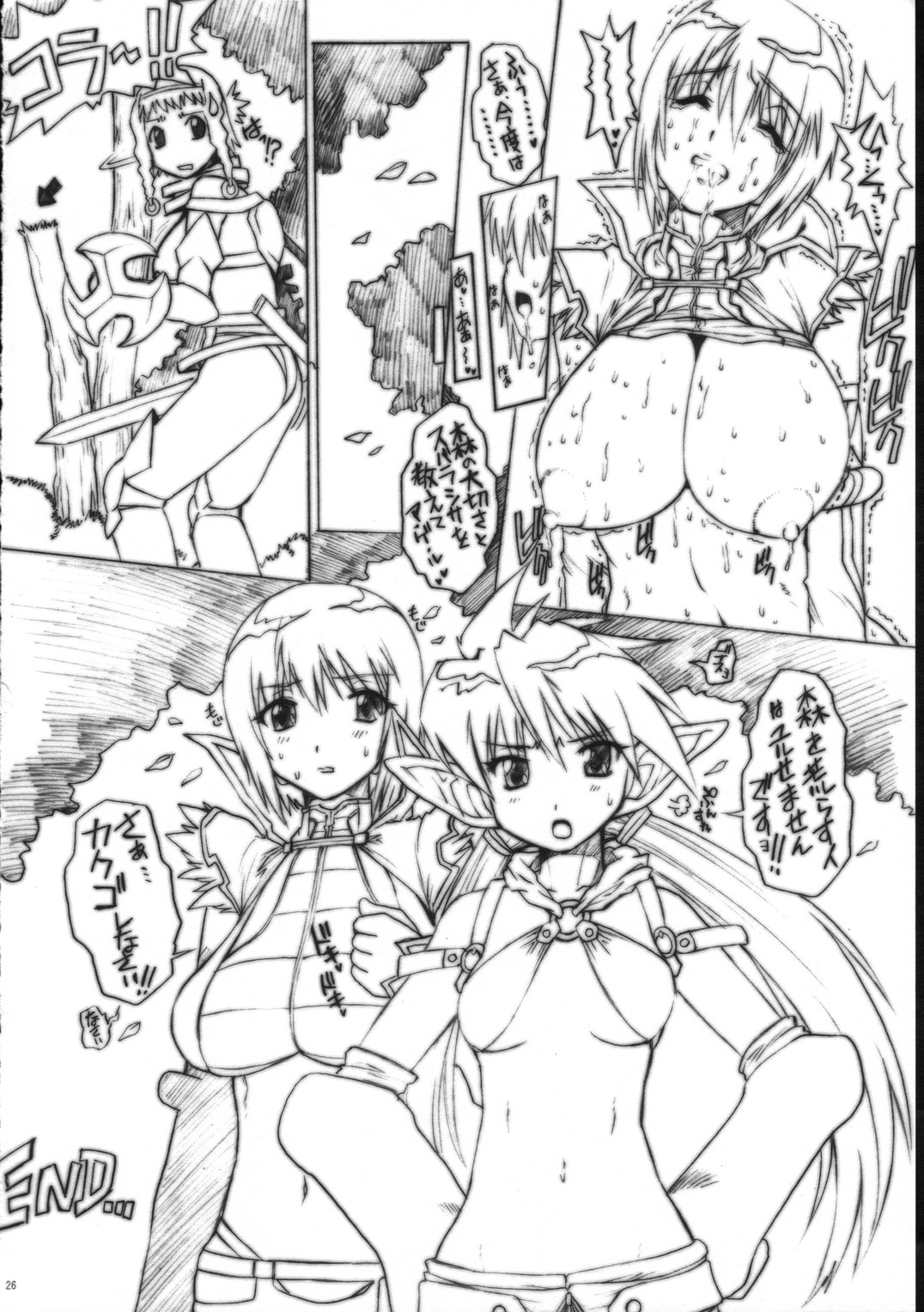 (SC36) [えすかるご倶楽部 (十羽織ましゅまろ)] 鎖 Vol.3 (クイーンズブレイド)