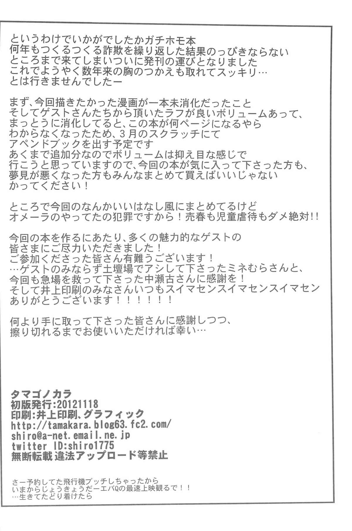 (コミティア102) [タマゴノカラ (よろず)] とある放浪青年の放蕩な日常