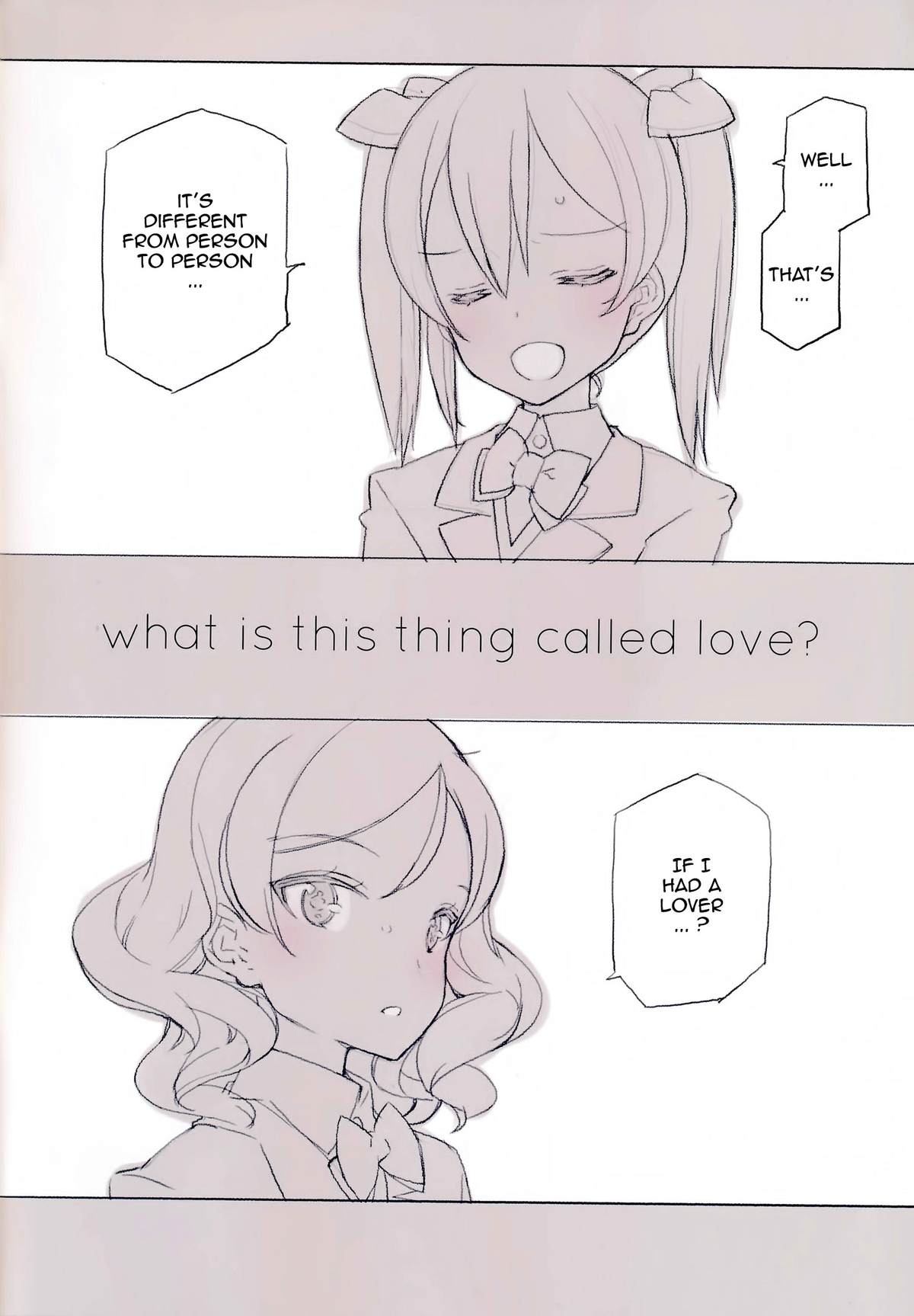 (C86) [少女騎士団 (大槍葦人)] What is this thing called love? 1 (ラブライブ!)