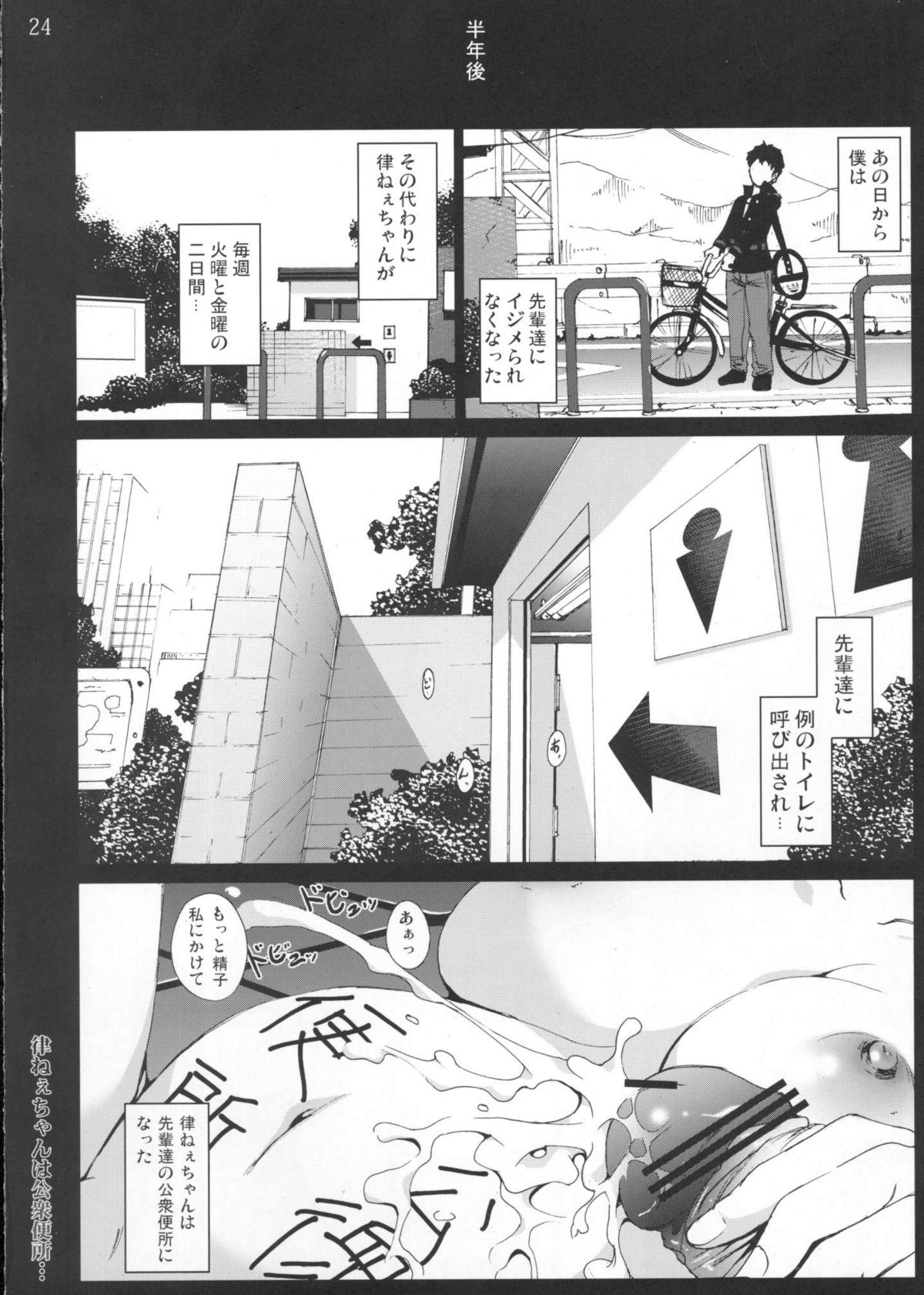 (C77) [木星在住] 律ねぇちゃんは公衆便所・・・ (けいおん!)