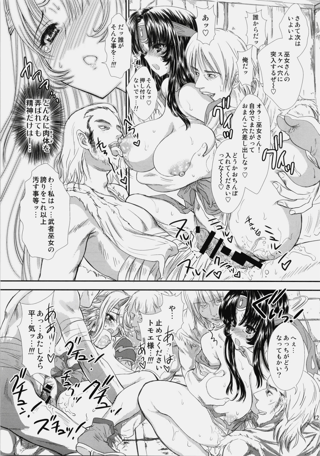 (C76) [少女月蝕 （嶋尾和）] 乳と野獣 (クイーンズブレイド)