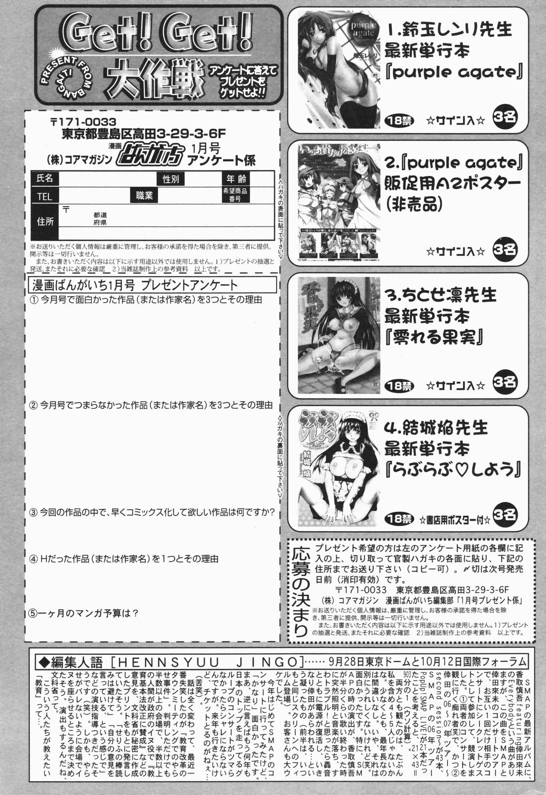 漫画ばんがいち 2007年1月号