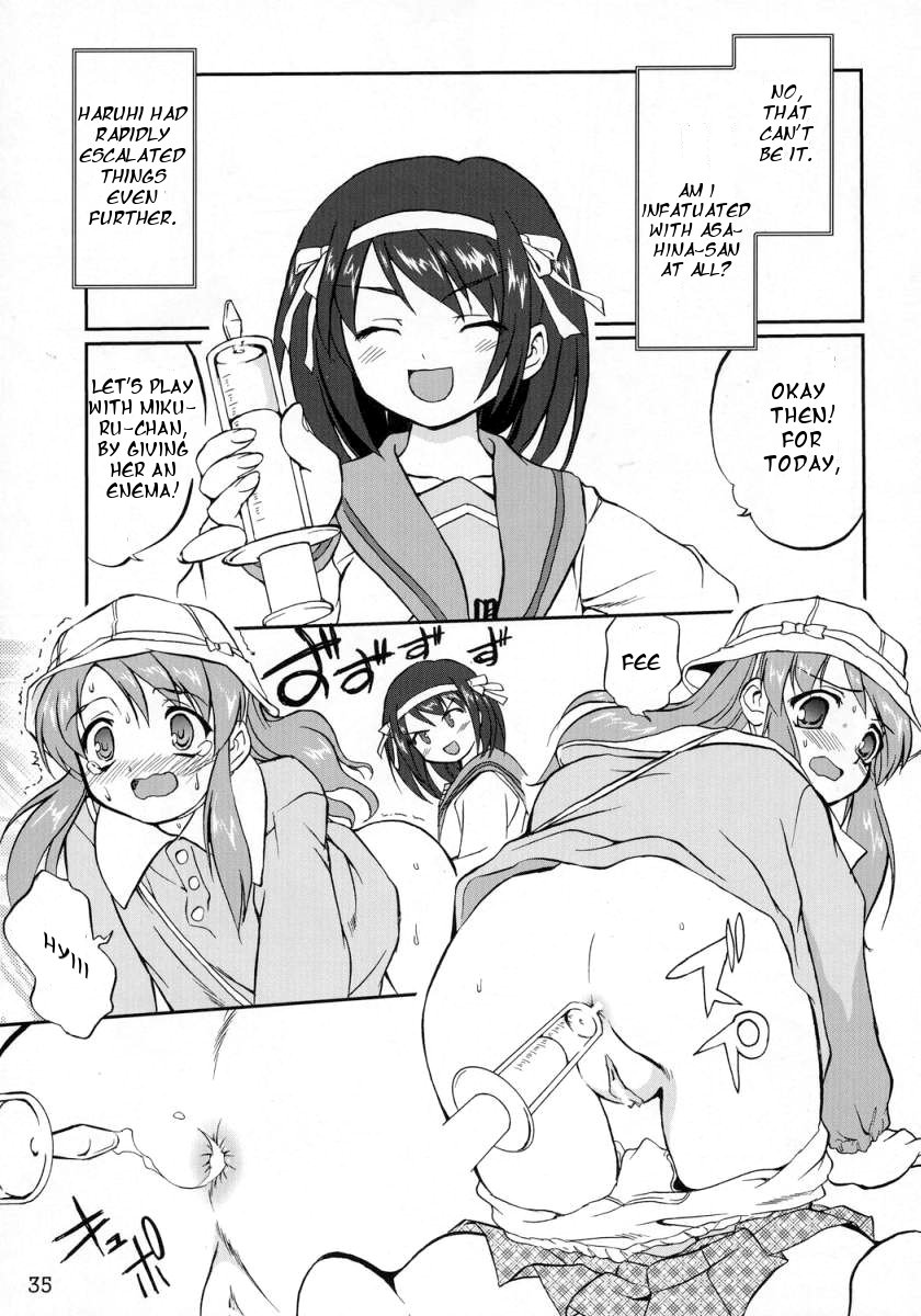 (C70) [蛸壷屋 (TK)] 涼宮ハルヒの服従 (涼宮ハルヒの憂鬱) [英訳]