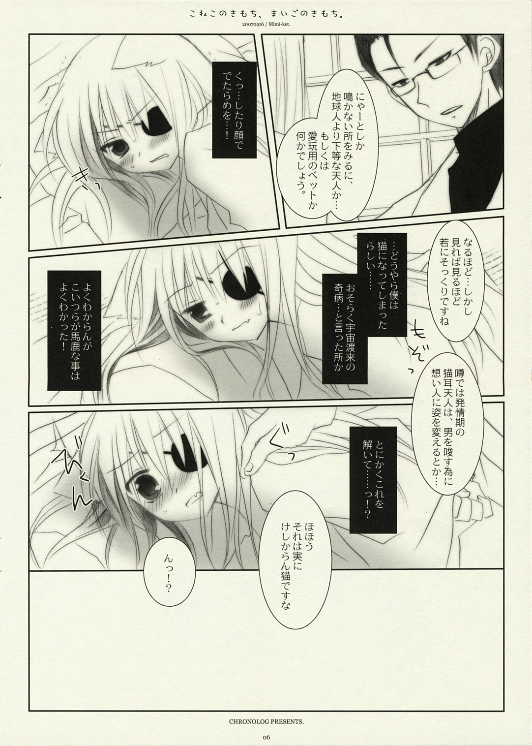 (みみけっと17) [CHRONOLOG (桜沢いづみ)] こねこのきもち、まいごのきもち。 (銀魂)