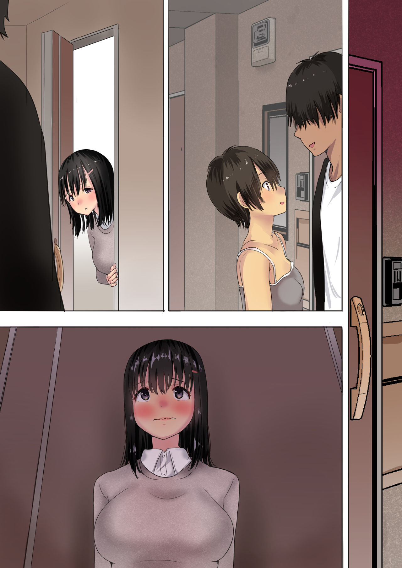 [にぼ煮干] 真梨が夫のいないマンションでしたSEX