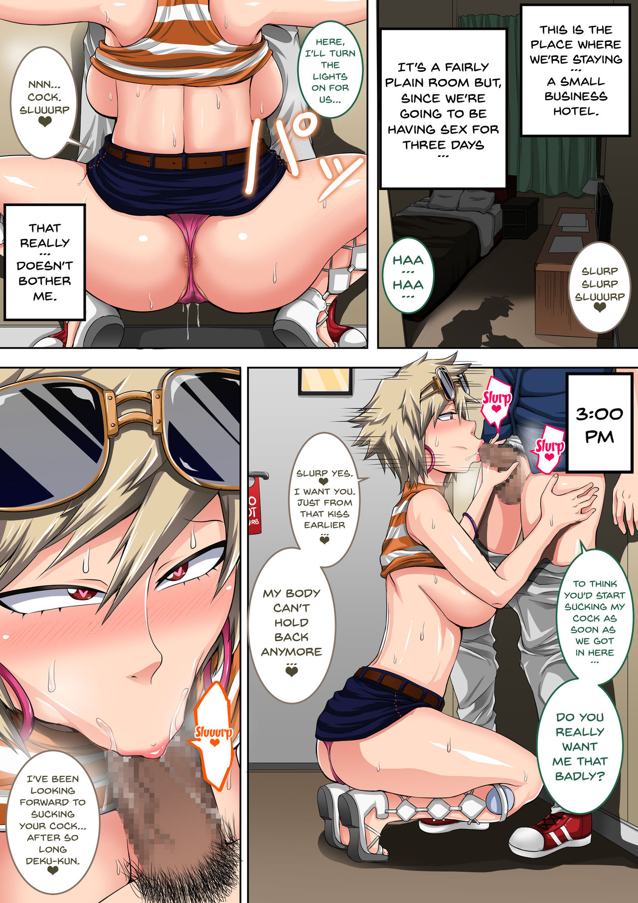 [ジュースボックス工場 (ジュナジュナジュース)] 僕のハーレムアカデミア 爆豪ママとの夏休み「前編」 (僕のヒーローアカデミア) [英訳]