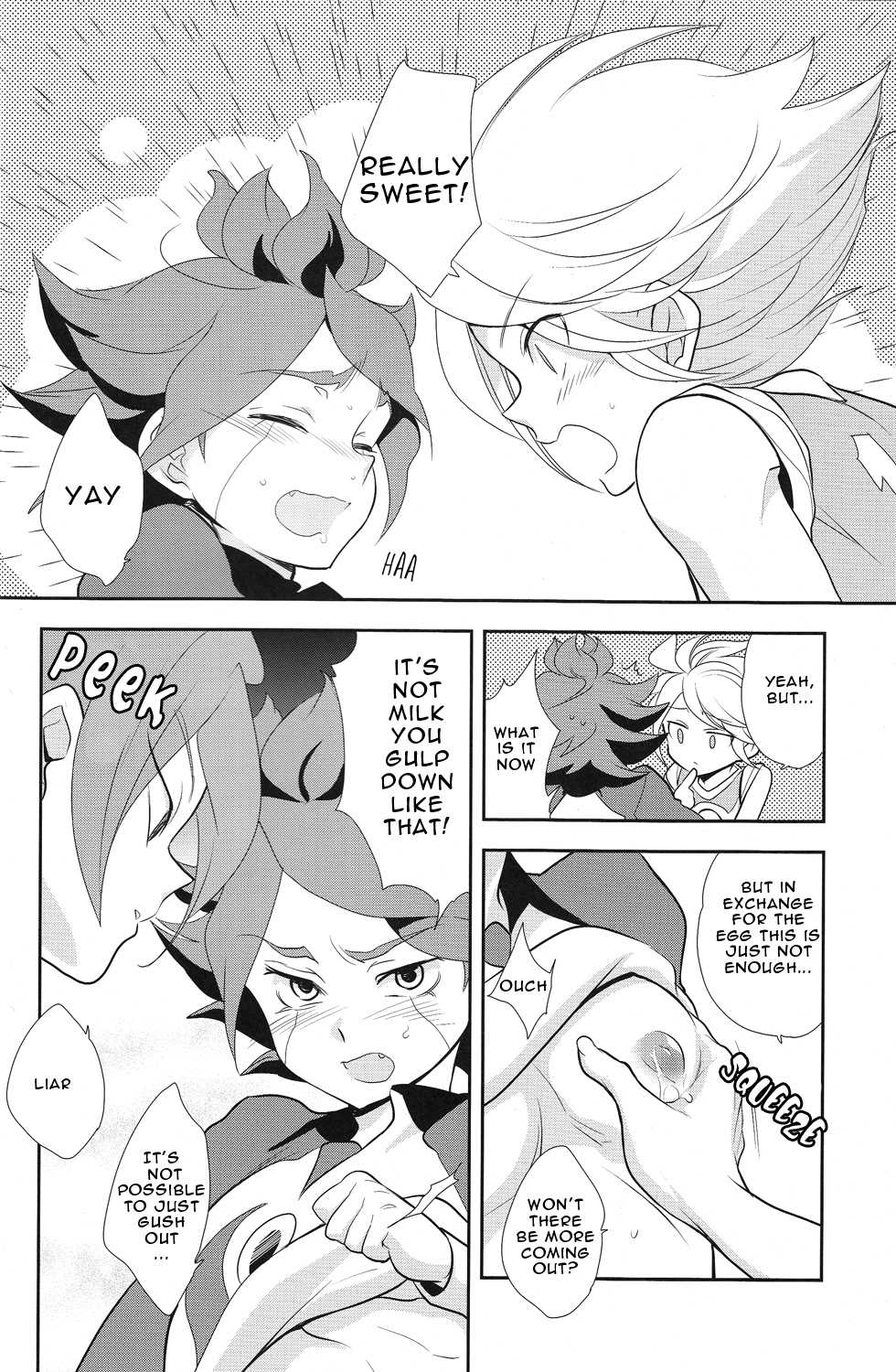 (FFF2) [極道大元帥 (加山紀章)] おいしい!NAGMILK (イナズマイレブン) [英訳]