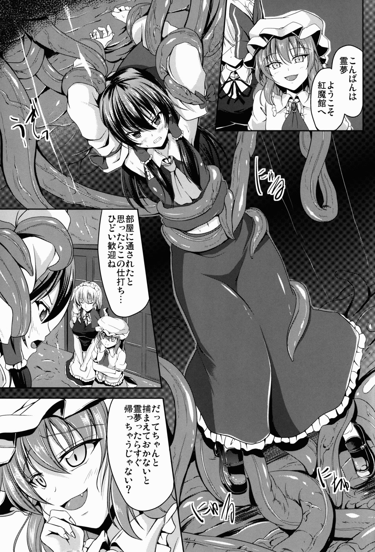 (例大祭11) [らふれしあ (キャンベル議長)] 触手ノ館 (東方Project)