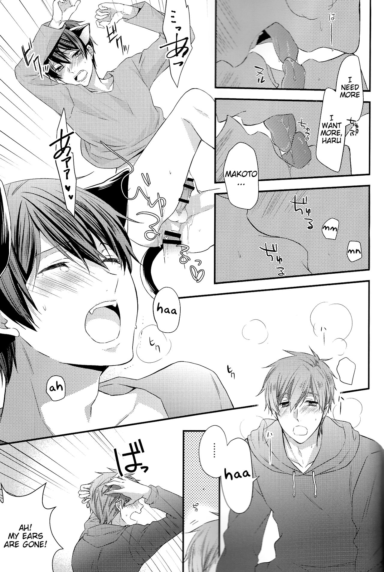 (SUPER24) [救急箱 (バンドエイド)] くるるくるるとのどがなり (Free!) [英訳]