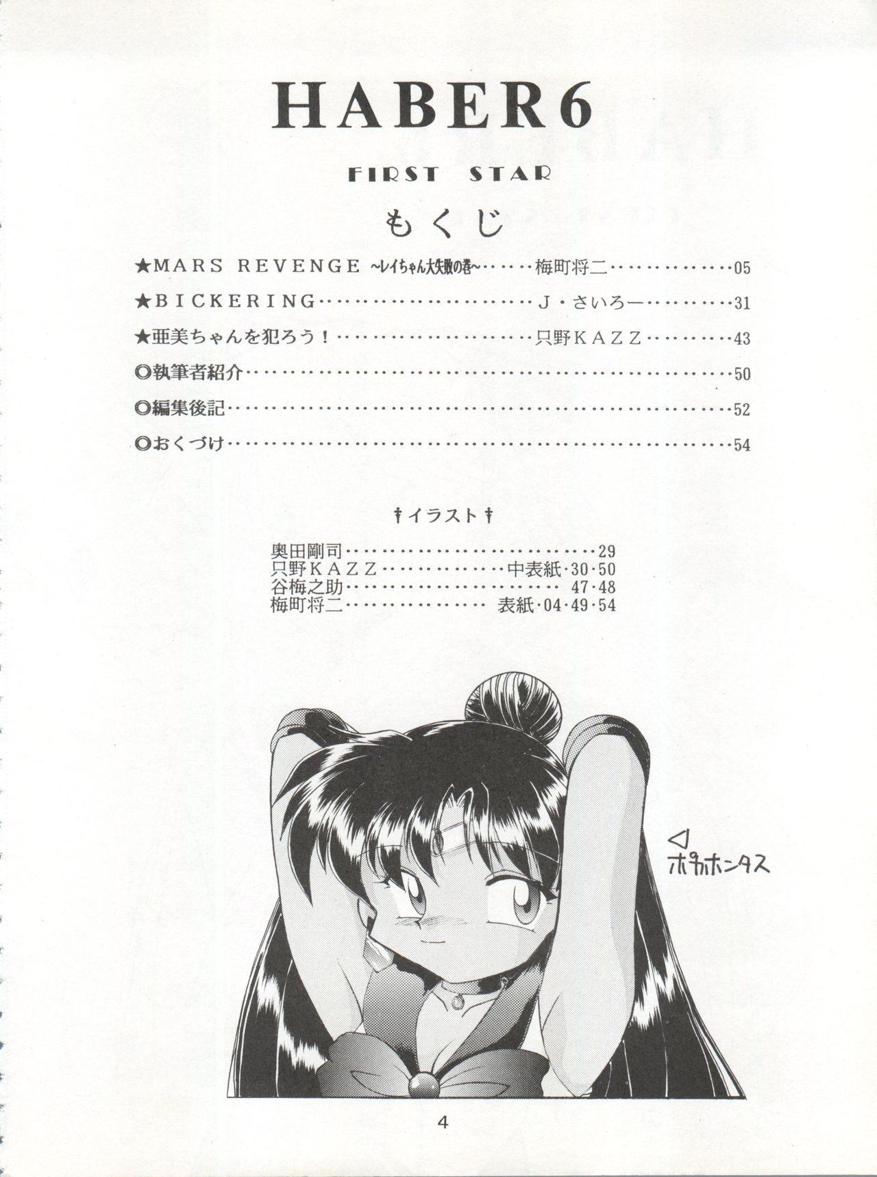 (C48) [梅助 (梅町将二、J・さいろー)] HABER 6 - FIRST STAR (美少女戦士セーラームーン)