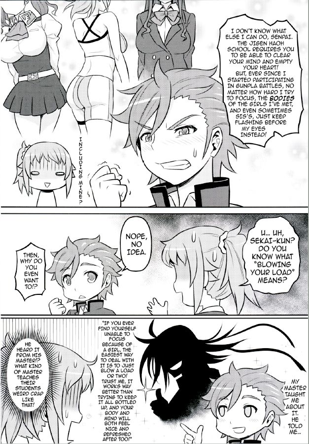 (C87) [グリーンケチャップ (珍緑)] 悩ましいファイターズ (ガンダムビルドファイターズトライ) [英訳]