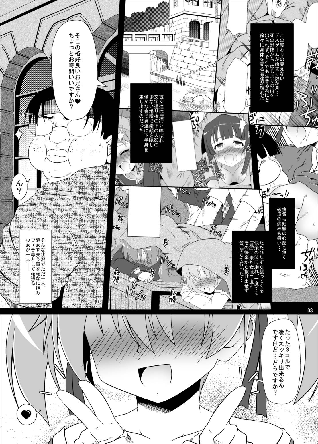 (C83) [かめぽてる (戌月ジロウ)] 路地裏のアイドル II (ソードアート・オンライン)