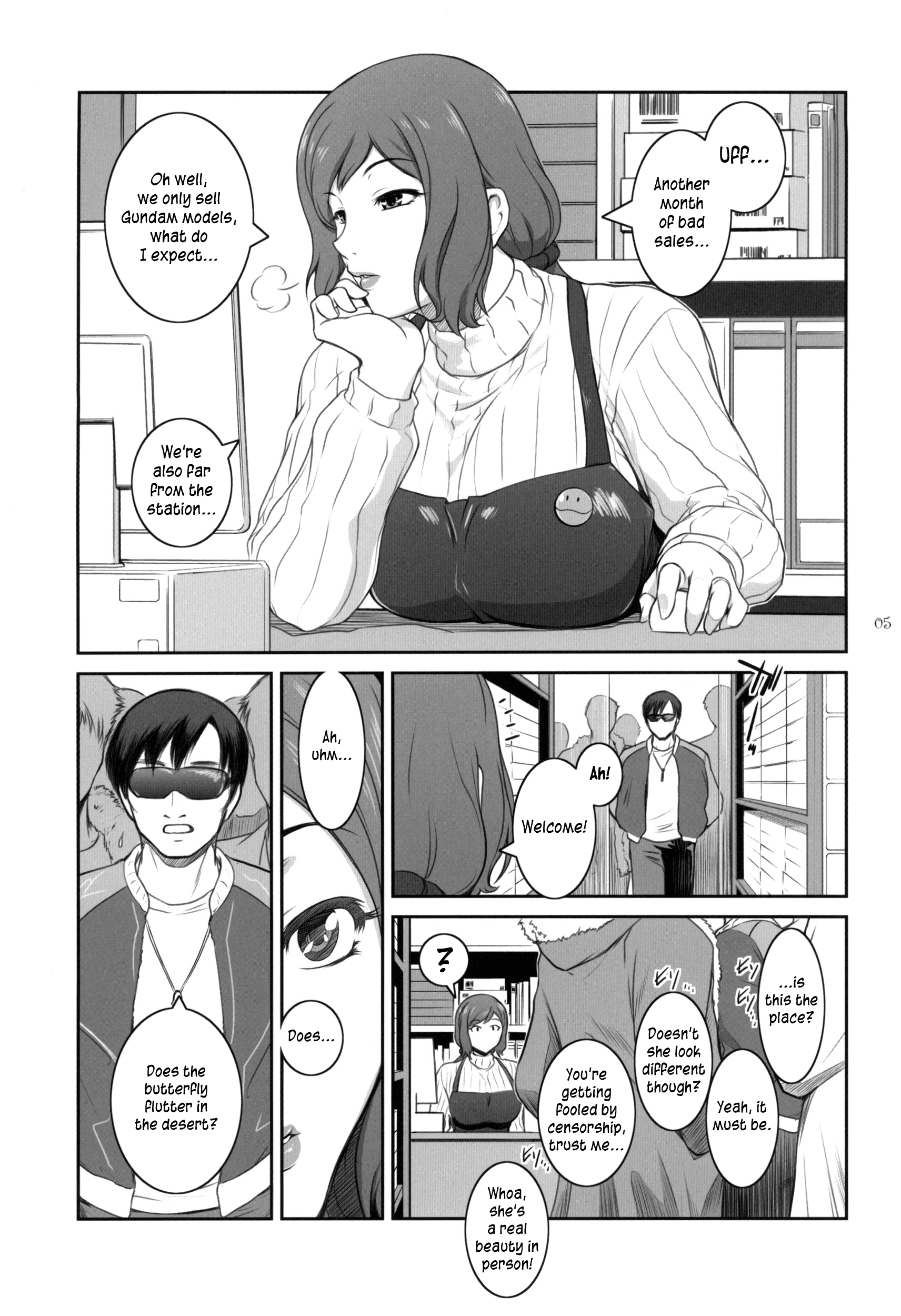 (C85) [ここのき屋 (ここのき奈緒)] 砂漠に蝶は (ガンダムビルドファイターズ) [英訳]