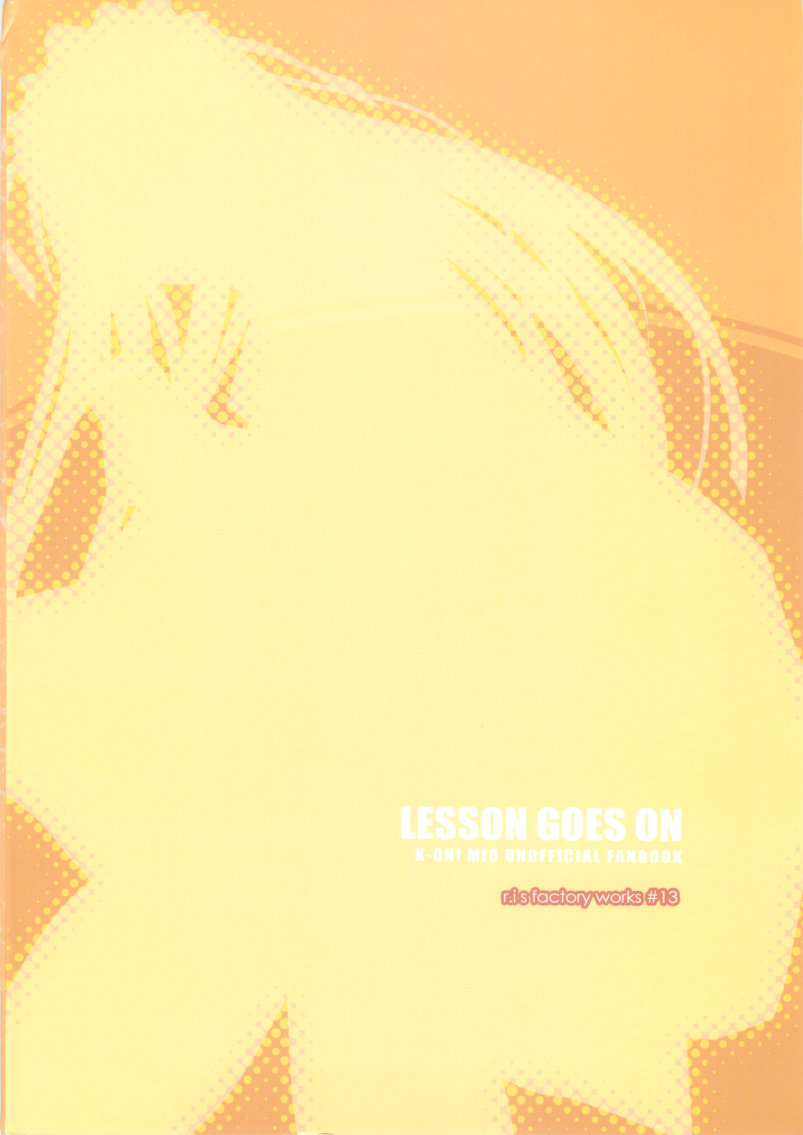 (サンクリ46) [r.i.s factory (るしゅーと)] LESSON GOES ON (けいおん!)