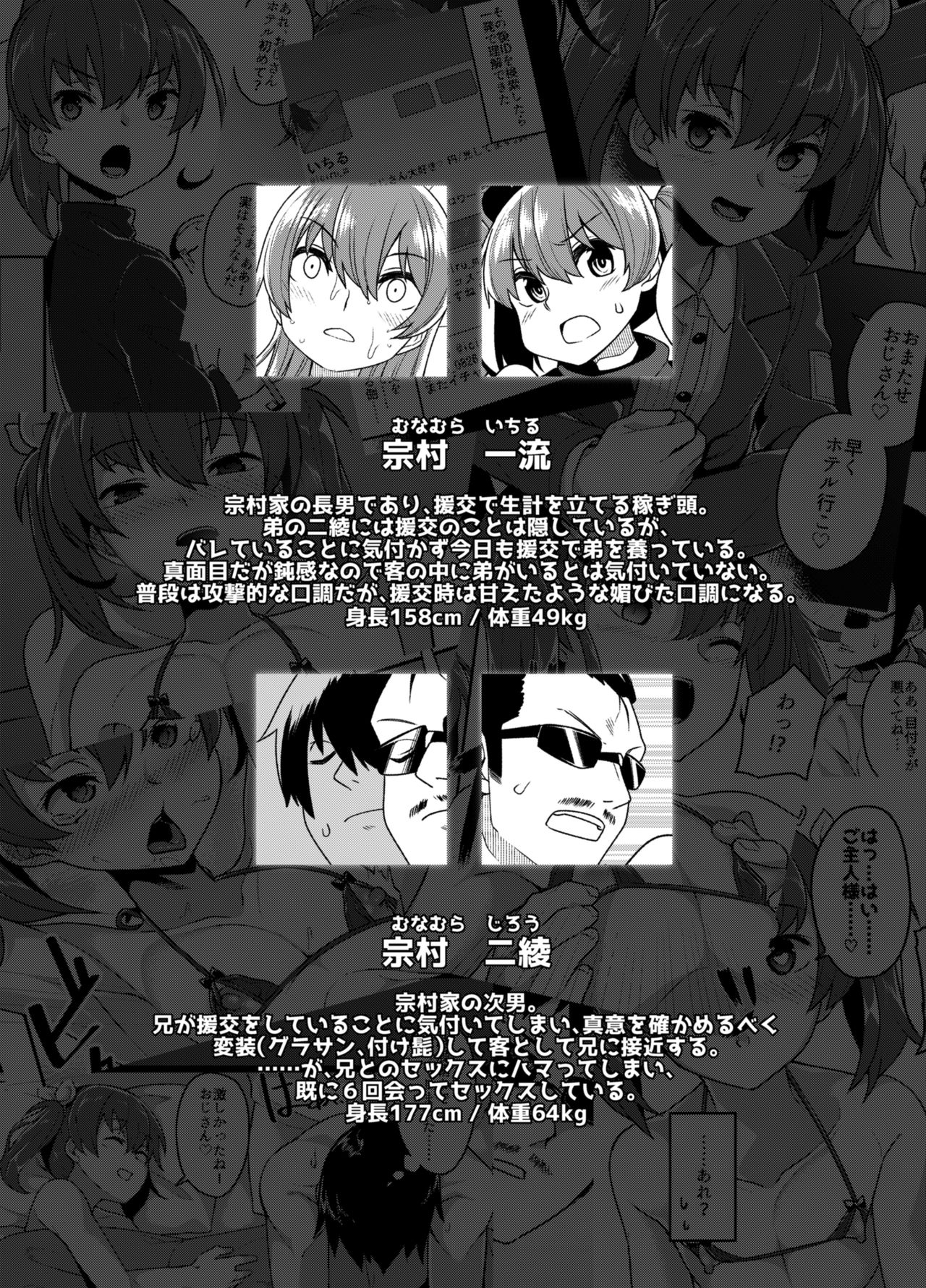 [縦横一線 (品川みくず)] 兄貴と援交2 [英訳] [DL版]