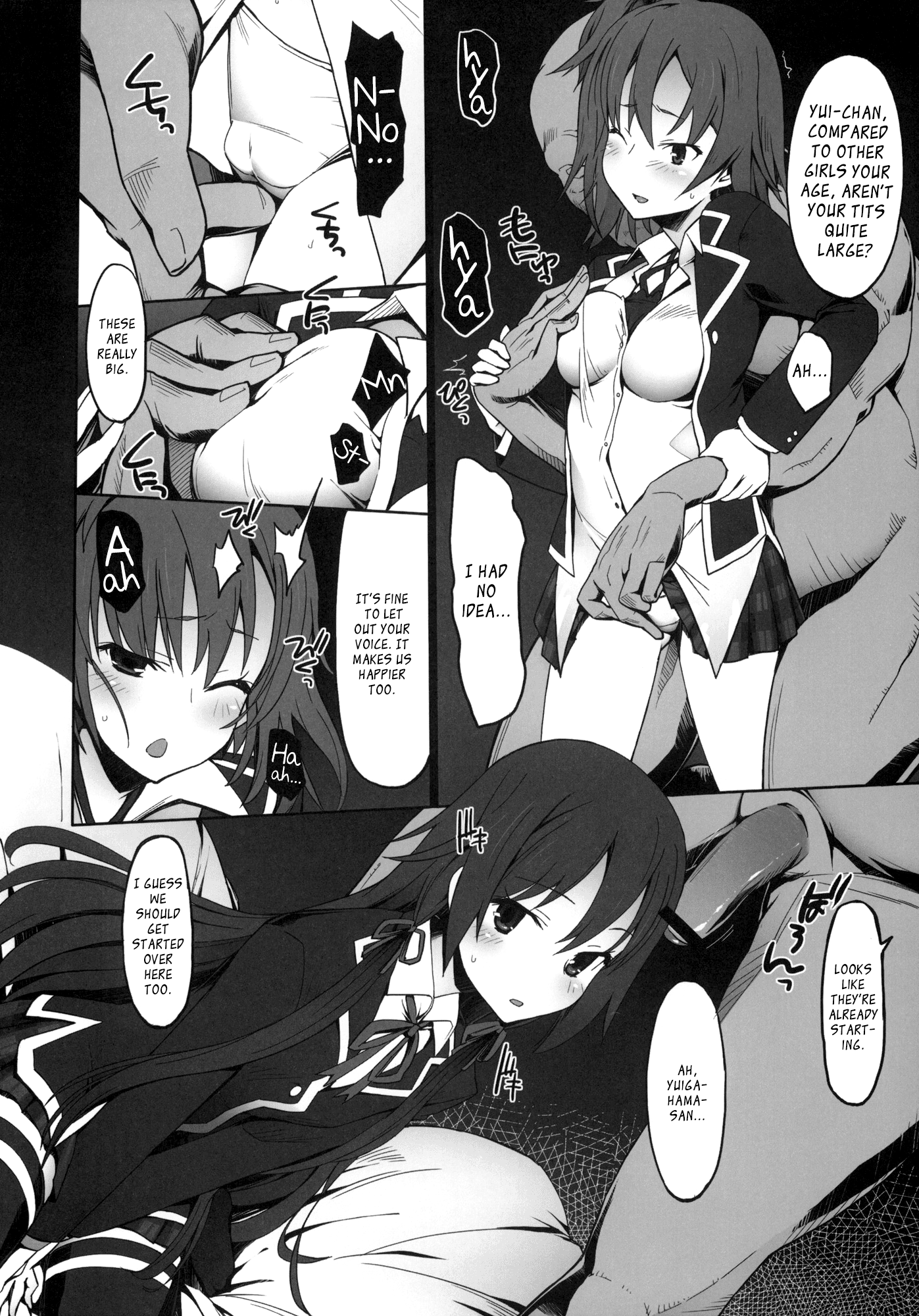 (COMIC1☆7) [みやんち (宮越良月)] やはり彼女達の援助交際の理由はまちがっている。 (やはり俺の青春ラブコメはまちがっている。) [英訳]
