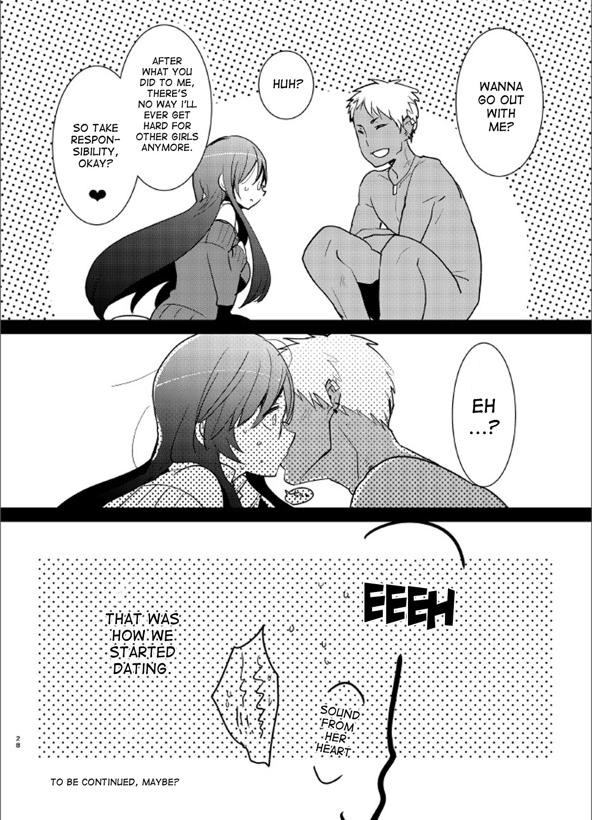 [愛昧亭 (愛昧亭うまみ)] ヤリチンのオレが暴漢に襲われてた大人しいクラスメイト(巨乳)を助けて食おうとしたら逆に巨根ふたなりち○ぽ即堕ちした時の話 [英訳] [DL版]