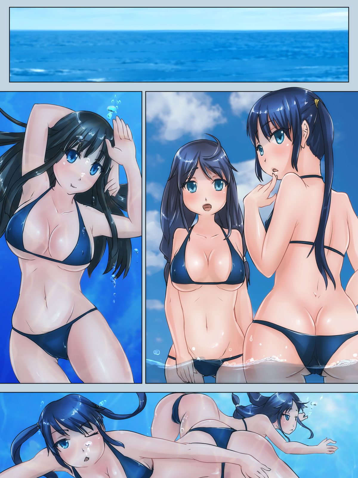[H2O Aquarium (H2O)] 女子水泳部員達と水責め恥辱合宿するお話