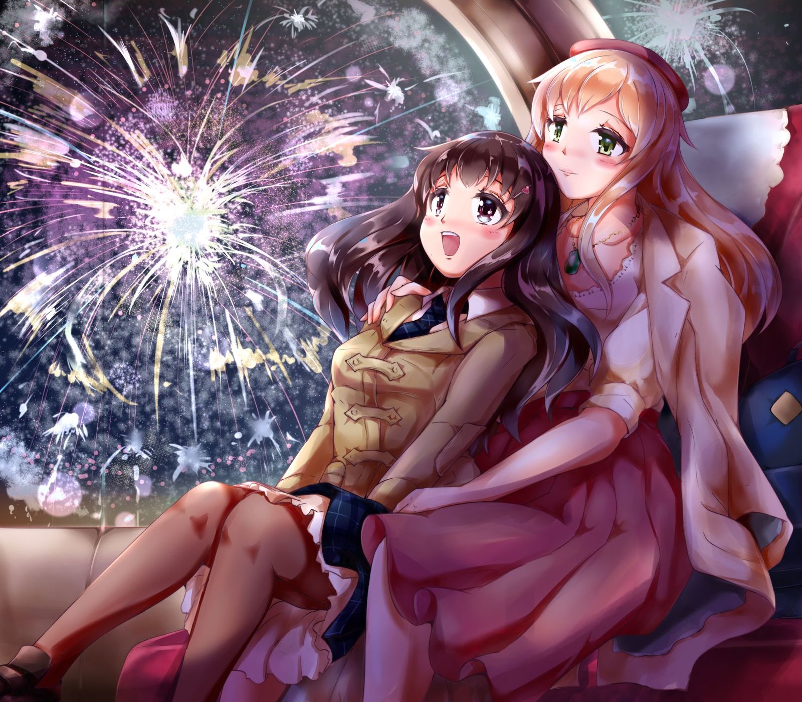 恋人たち。ホイール：Amantoj Okuloj