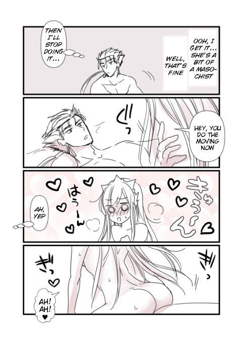 FGO Medb-chan、Cu Chulainn no Are o Zessan Suru