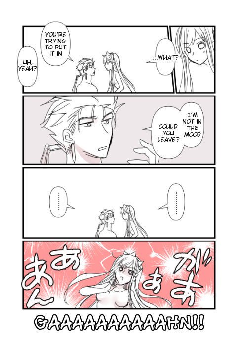 FGO Medb-chan、Cu Chulainn no Are o Zessan Suru