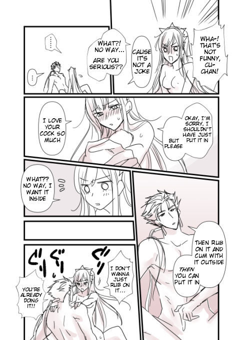 FGO Medb-chan、Cu Chulainn no Are o Zessan Suru