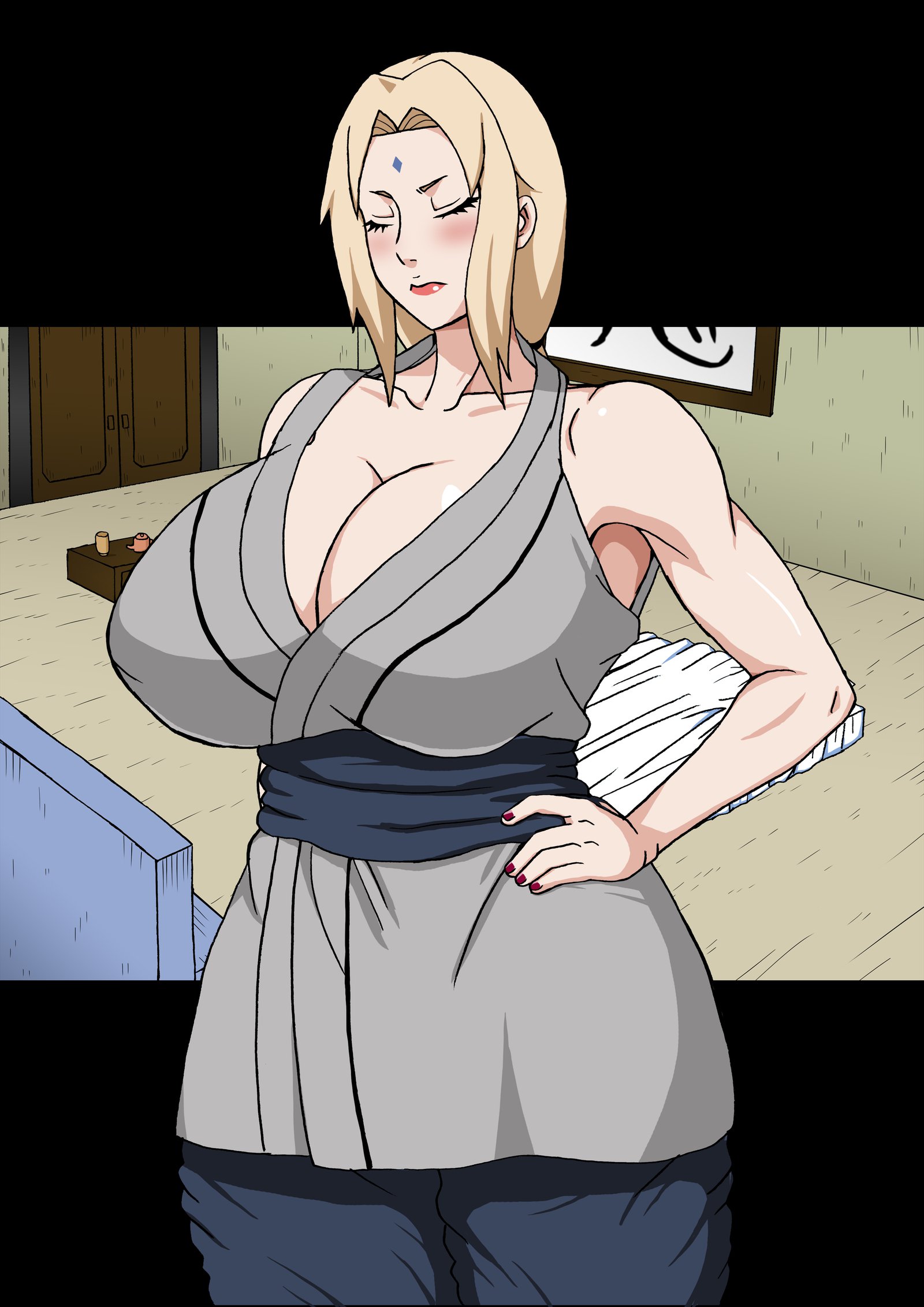真琴、忍道でミルク影VS黒陰茎