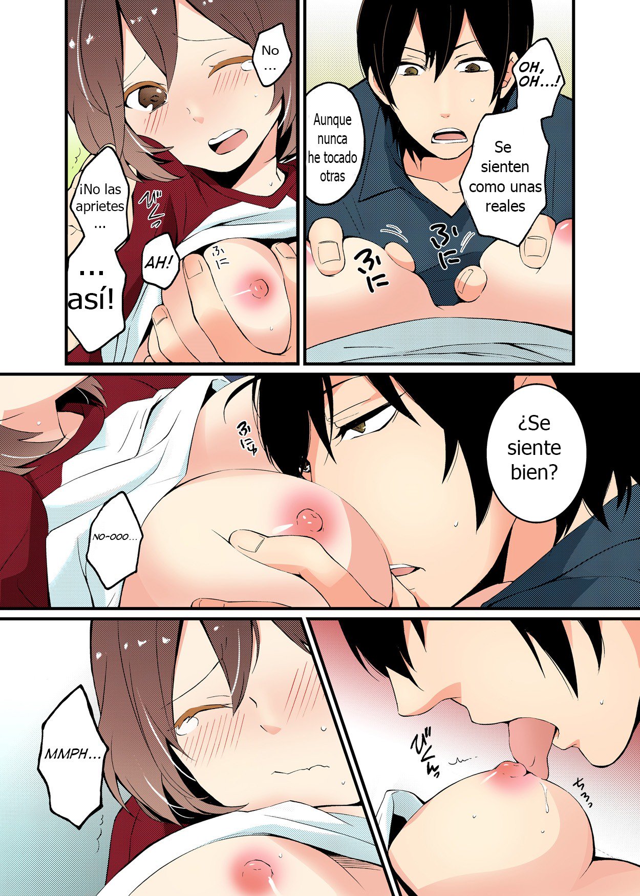 とつおん！ -Totsuzen Onnanonko Ni Natta No De、Ore No Oppai Monde MimasenKa-Ch1-6Español