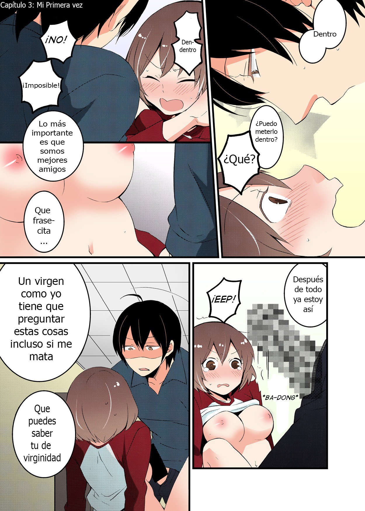 とつおん！ -Totsuzen Onnanonko Ni Natta No De、Ore No Oppai Monde MimasenKa-Ch1-6Español