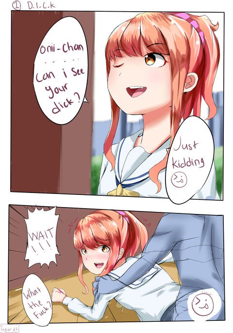 彼女は本物のディックを食べる