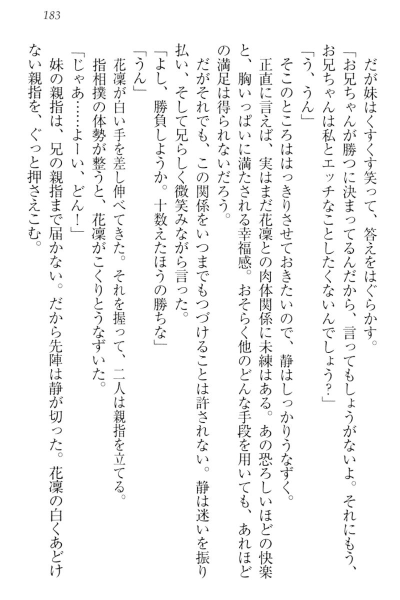 僕は妹に恋を