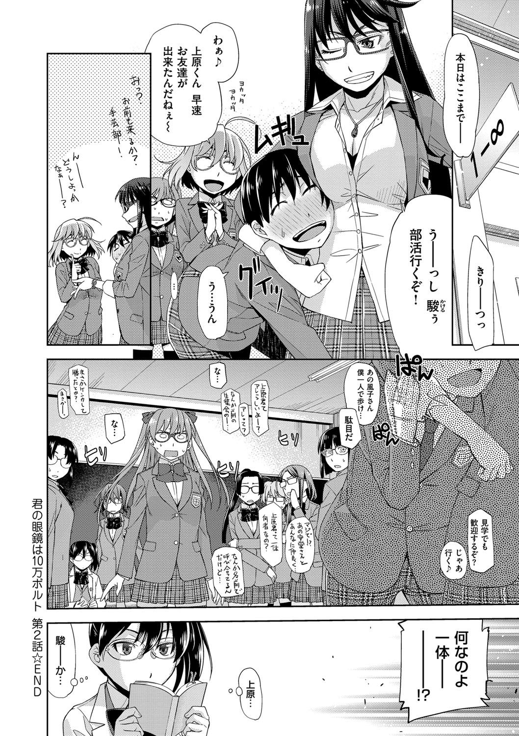 君のめがねは1人ボルト！とくそうばん