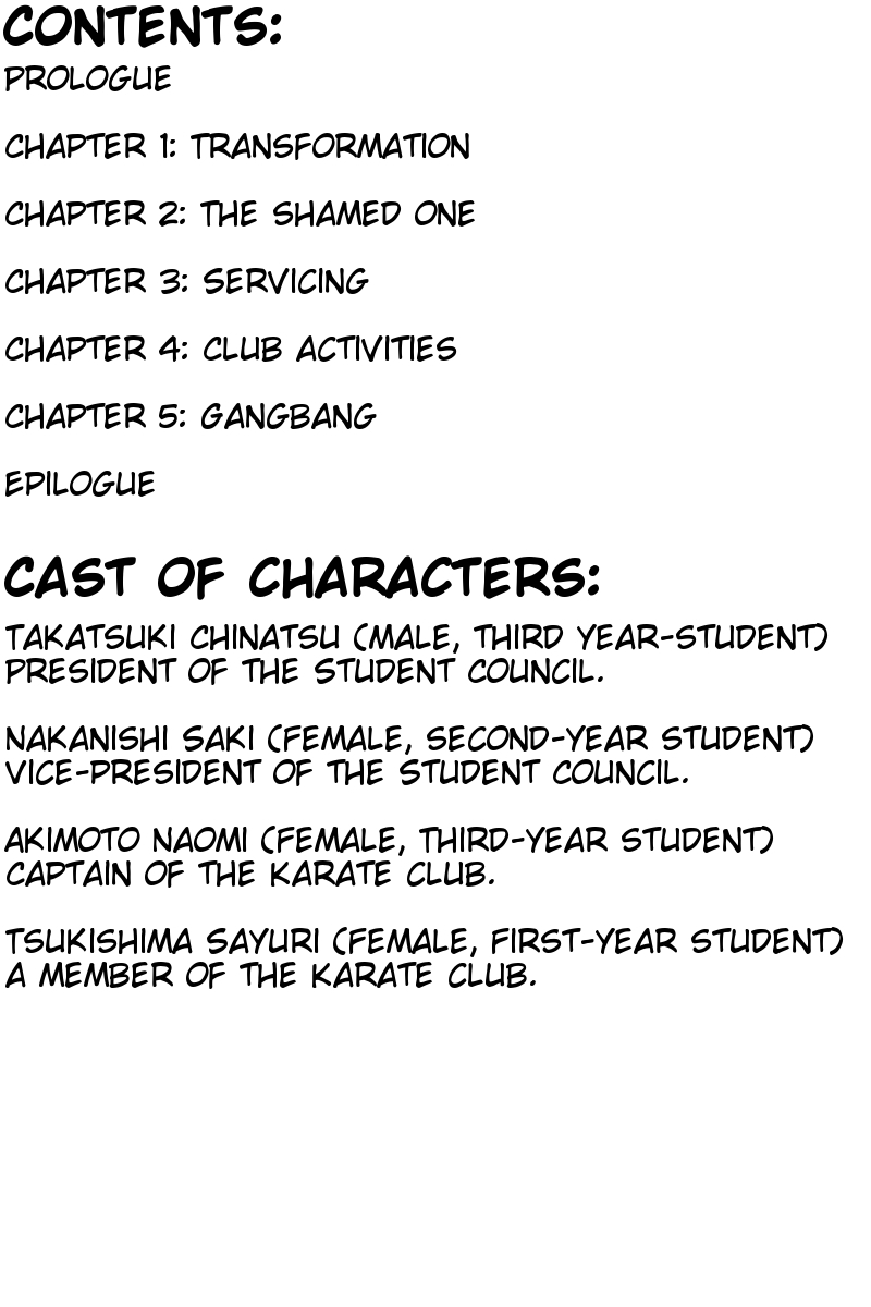 Joseitoka Kaichou | M-to-Fの生徒会会長