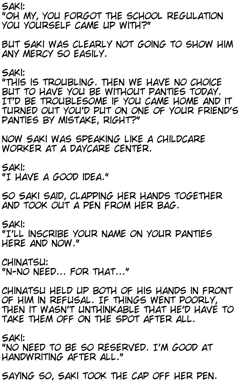 Joseitoka Kaichou | M-to-Fの生徒会会長
