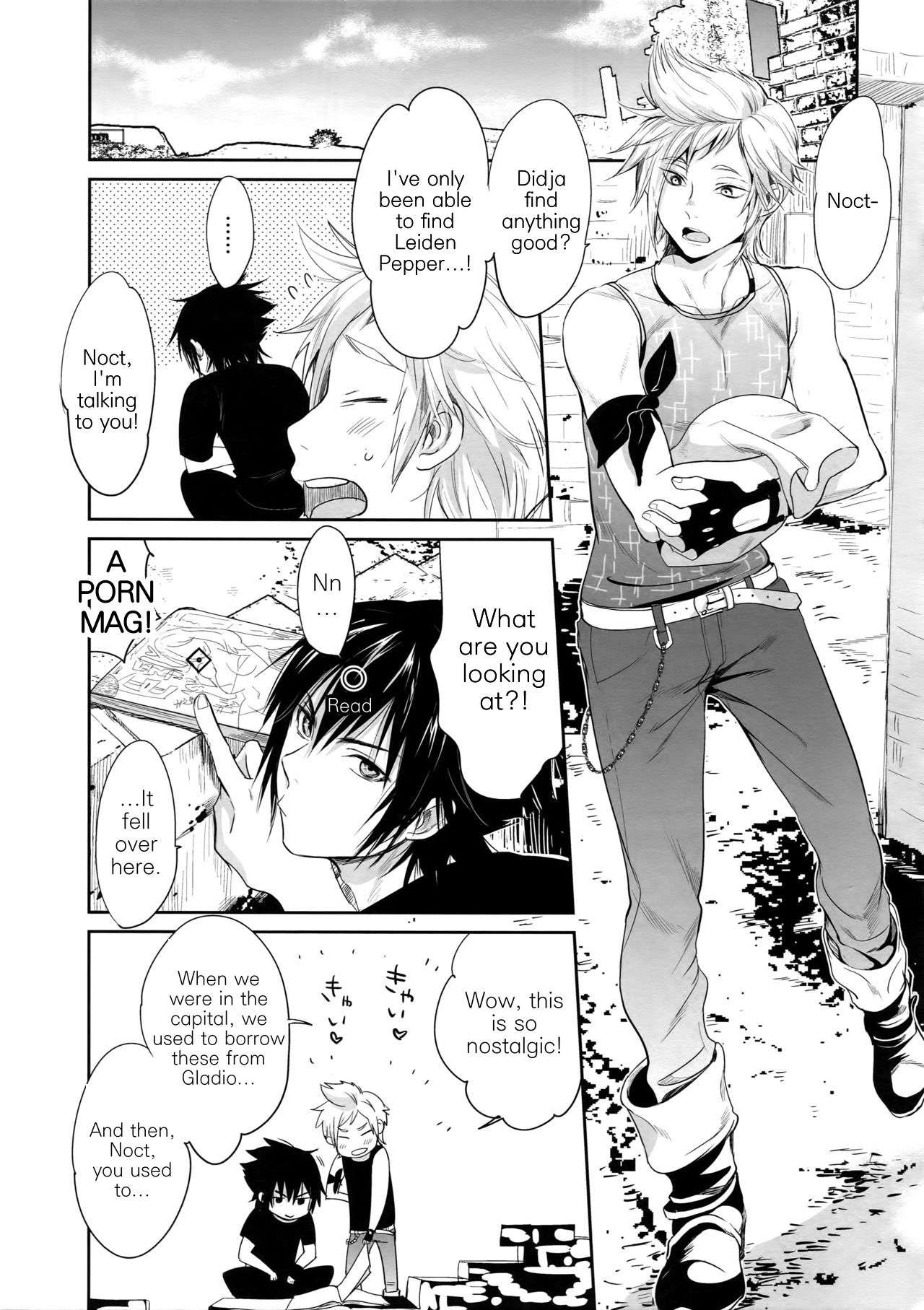(HARUCC22) [いぬふろ] なんだ、ただのエロ本か。 (ファイナルファンタジーXV) [英訳]
