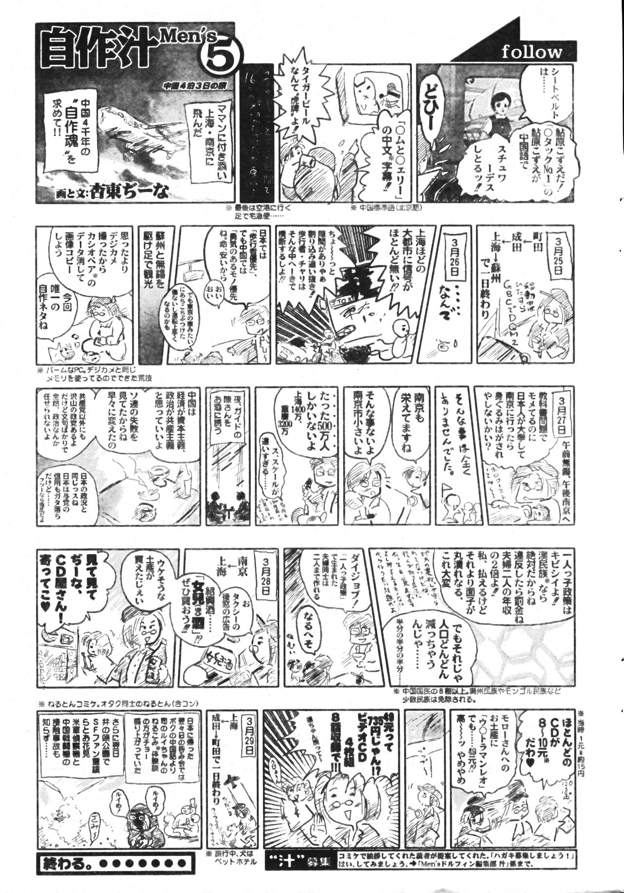 メンズドルフィン2001年06月1日Vol.22