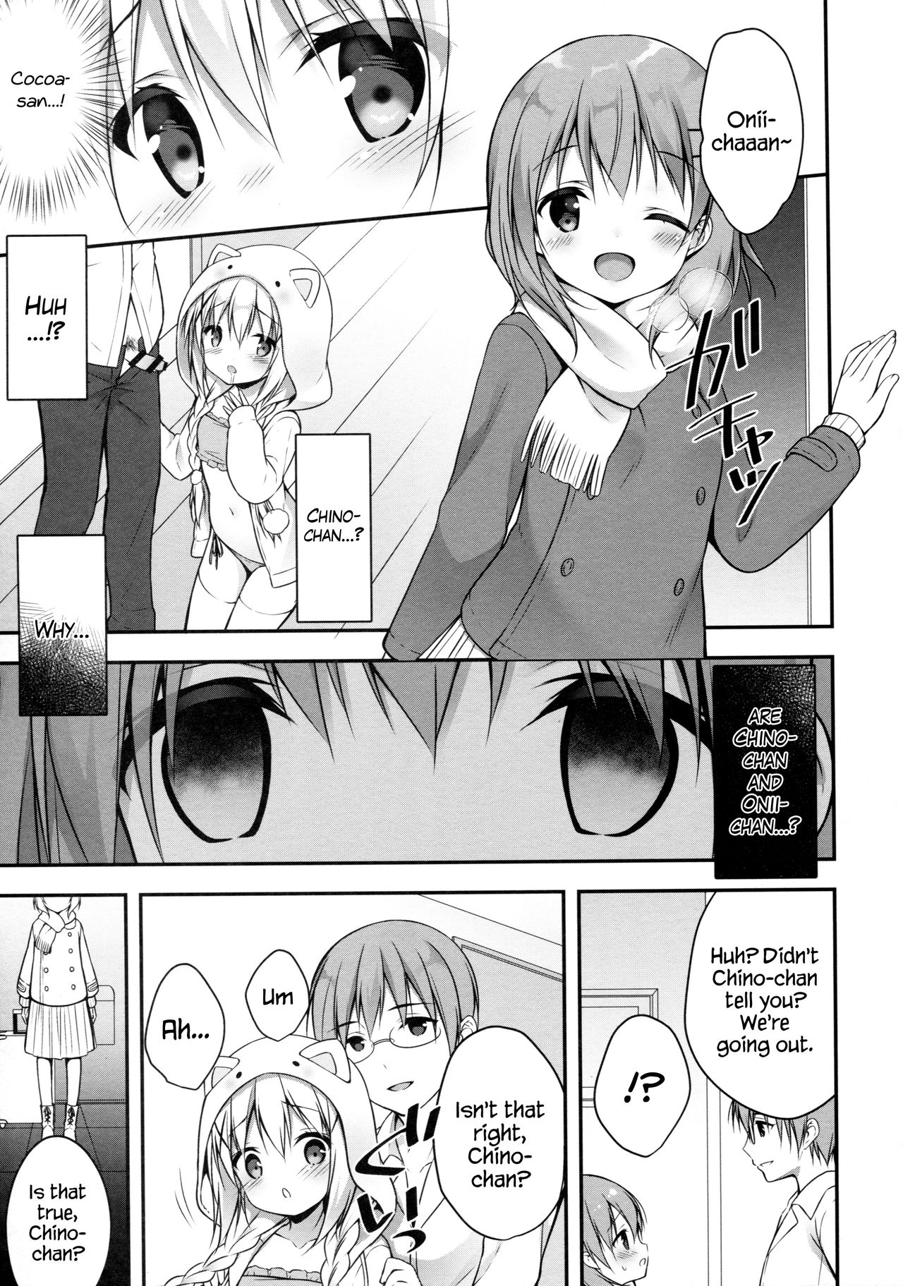 (C91) [CHOCOLATE CUBE (三輪フタバ)] チノちゃんはご執心4 (ご注文はうさぎですか?) [英訳]