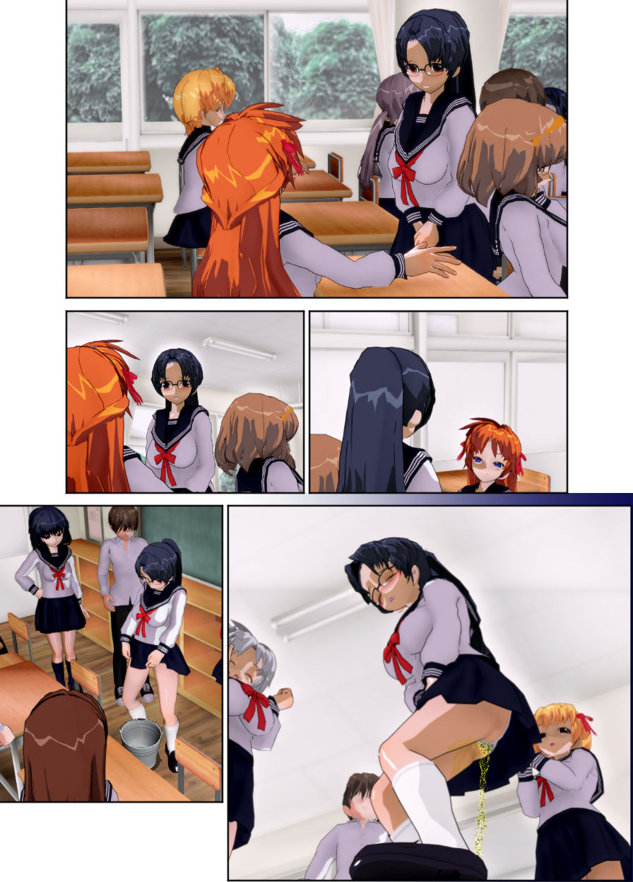 [黒水晶 (一枚の銀貨)] 委員長はクラスで虐められています ～教室奴隷生活～
