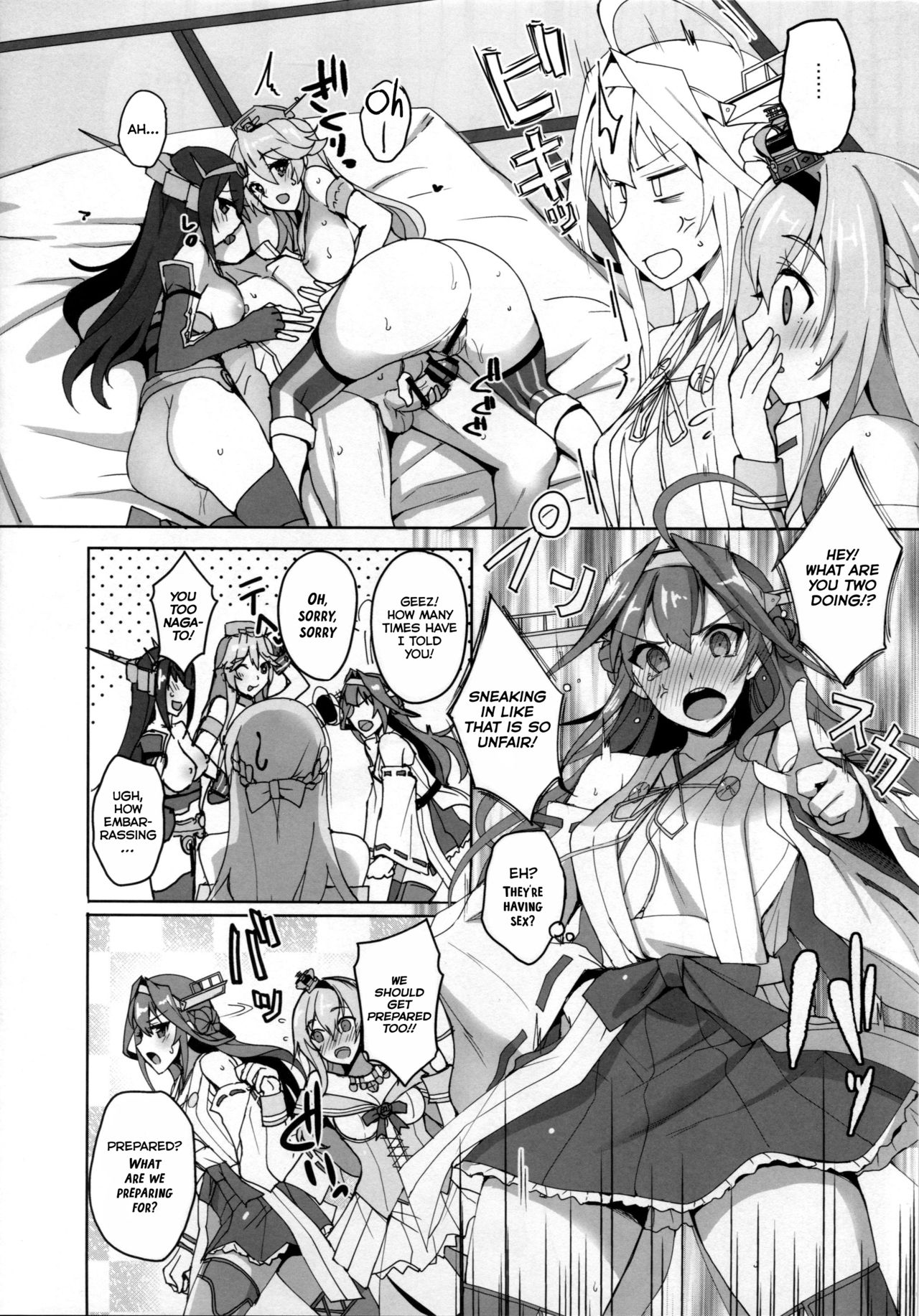 (C91) [らぼまじ! (武田あらのぶ)] ウォースパイトと初めての戦艦ハーレム夜戦性活 (艦隊これくしょん -艦これ-) [英訳]
