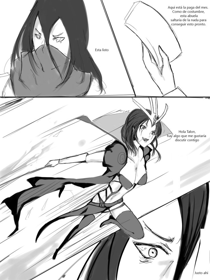 （久美子）Leblanc x Talon（League of Legends）[スペイン語]