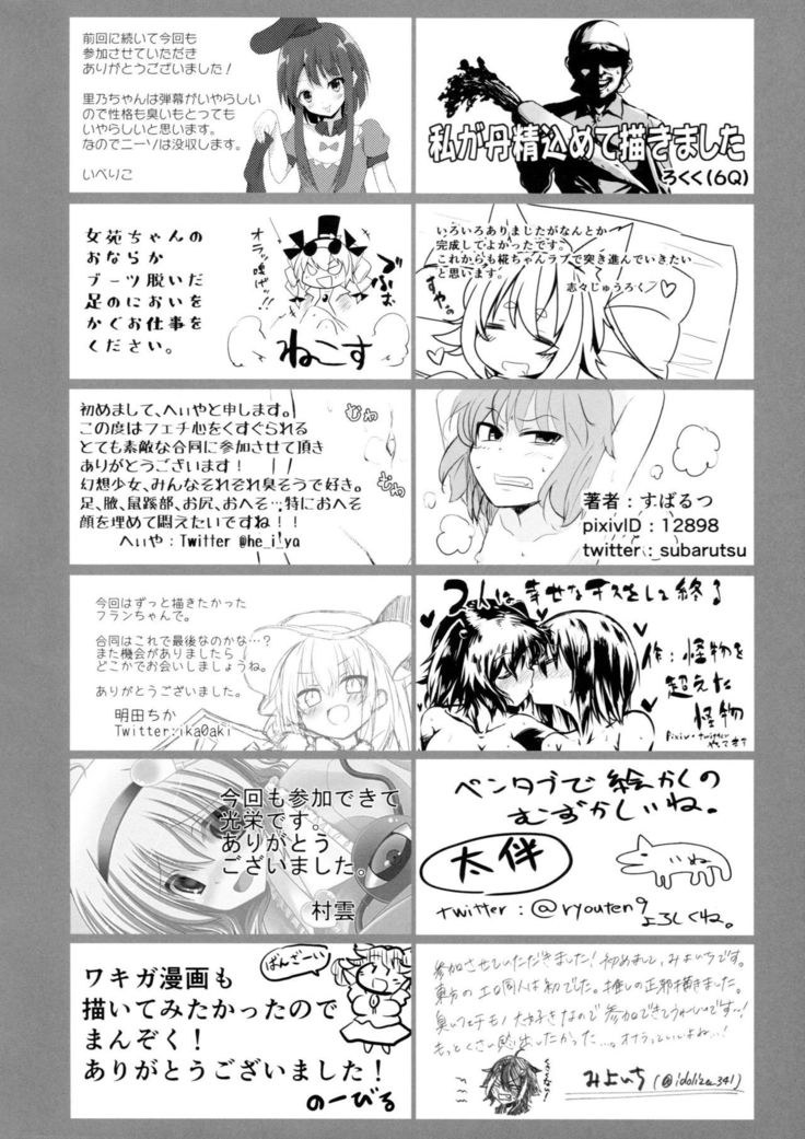 東方NioiFeti Goudoushi〜Shuuki Reitaisai〜SMELL BREAK