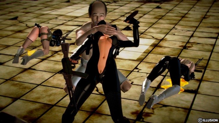 女性スパイフォースファイト