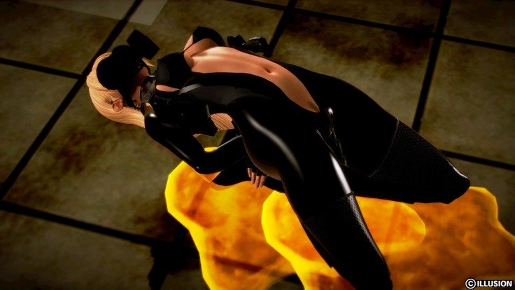 女性スパイフォースファイト