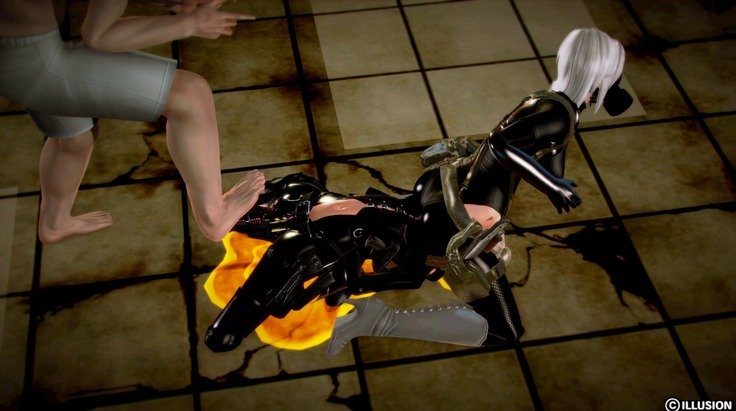 女性スパイフォースファイト