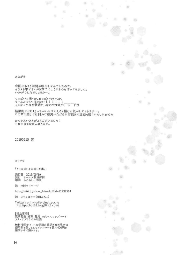 カロパイをたのしむ本。