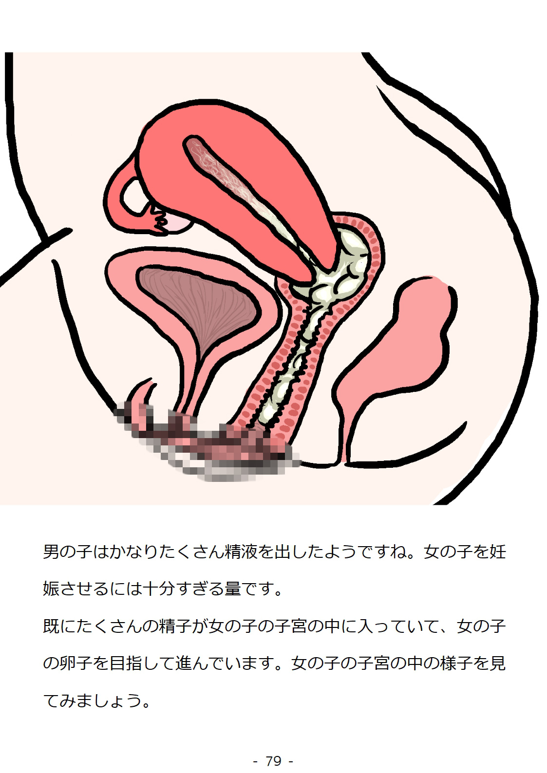 [poza] 思春期の男の子のための性教育・同級生の女の子とセックスをして赤ちゃんを作るおはなし