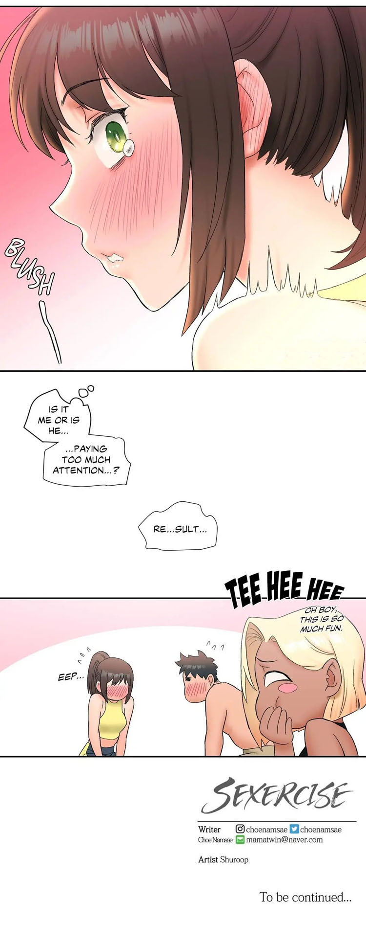 [Choe Namsae, Shuroop] Sexercise Ch.14/? [English] [Hentai Universe]