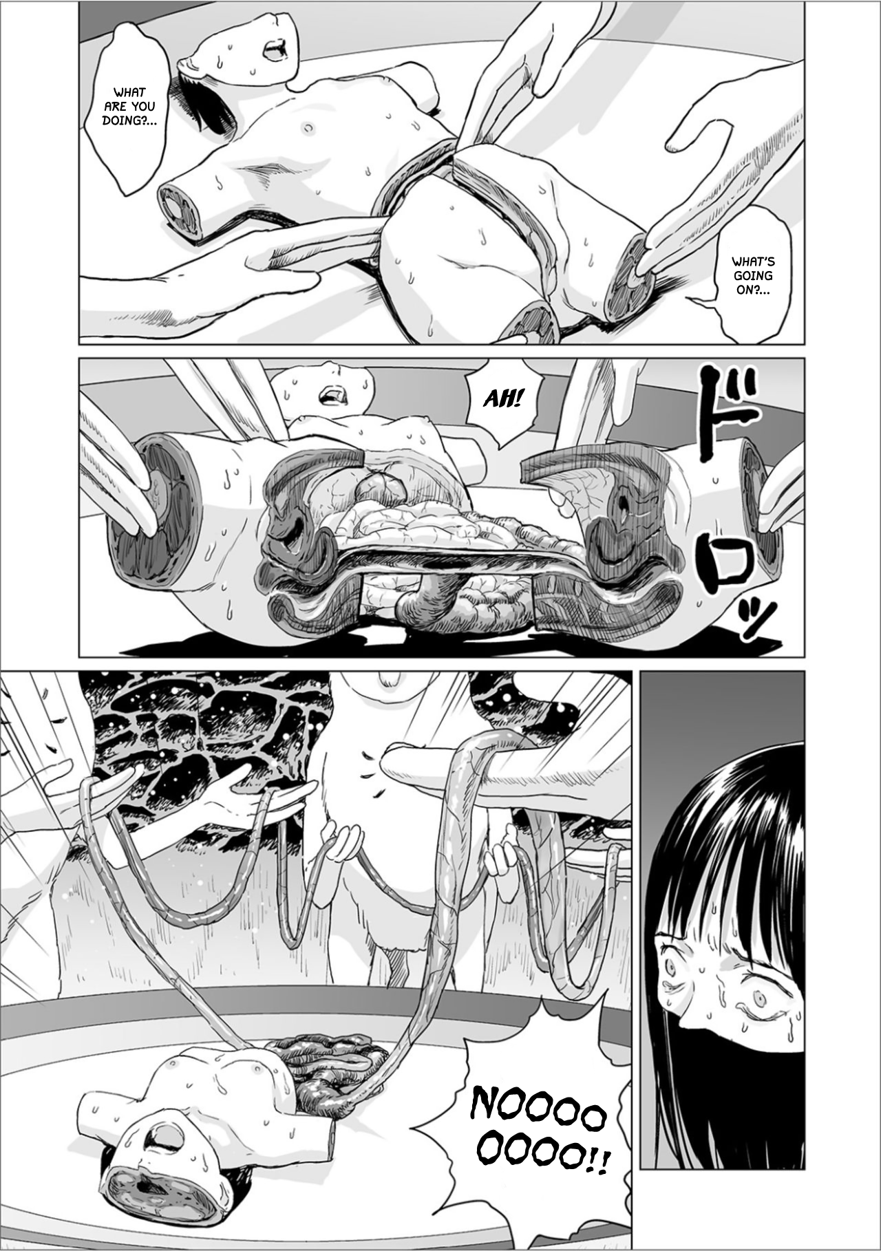 [雨がっぱ少女群] フクロウの指 (リョナキング vol.6) [英訳] [DL版]